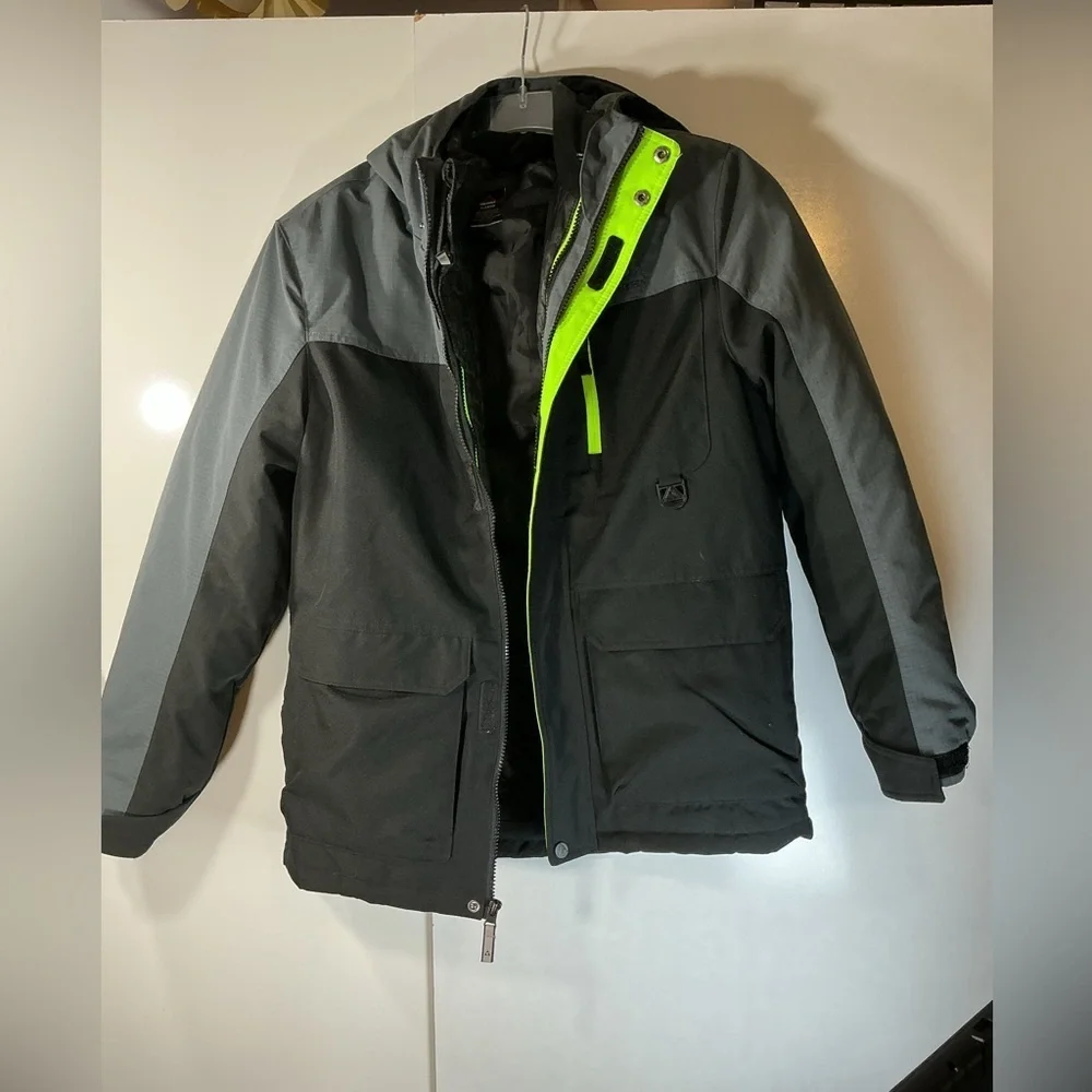 Gerry Weber Kids Gray and Black Puffer Jacket A0493